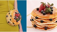 Terlihat seperti tumpukan pancake sungguhan, tas dengan warna coklat ini bikin menggemaskan. Foto: Pinterest