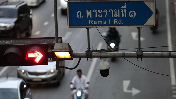Ilustrasi jalanan Thailand