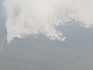 Penampakan Terkini Karhutla di Kalimantan dari Udara