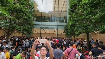 Demikian juga yang terjadi di Apple Orchard, Singapura. Foto: Adi Fida Rahman/detikINET