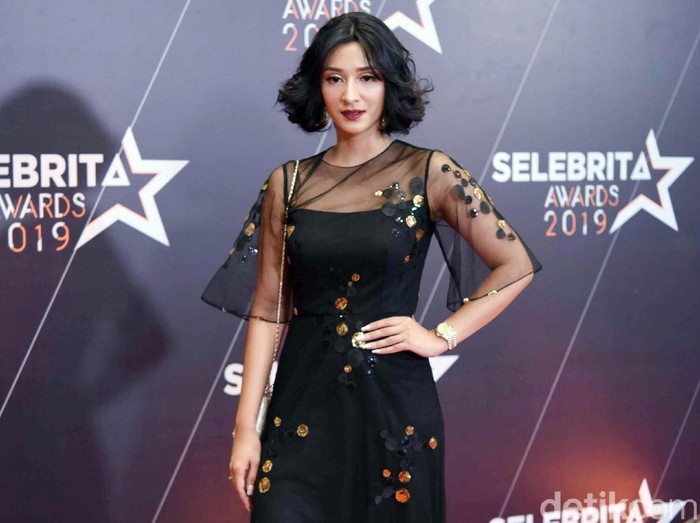 Fanny Ghassani saat ditemui di acara Selebrita Awards 2019.