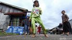 Asyiknya Anak-anak Pulau Terluar RI Bermain Permainan Tradisional