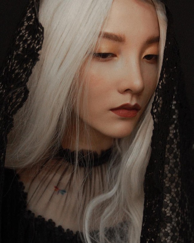 Begini penampilannya ketika berambut panjang. Foto: Instagram @morr_tran