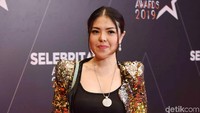 Tina Toon saat ditemui di acara Selebrita Awards 2019 di studio Trans TV, Kapten Tendean, Jakarta Selatan pada Kamis (19/9). Pool/Noel/detikFoto.