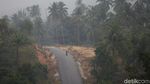 Penampakan Kabut Asap Selimuti Natuna
