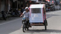 Tak memiliki spesifikasi khusus seperti jenis motor yang sejenis dan tingkatan kecepatan yang sama, motor becak disini dimodifikasi sedemikian rupa.
