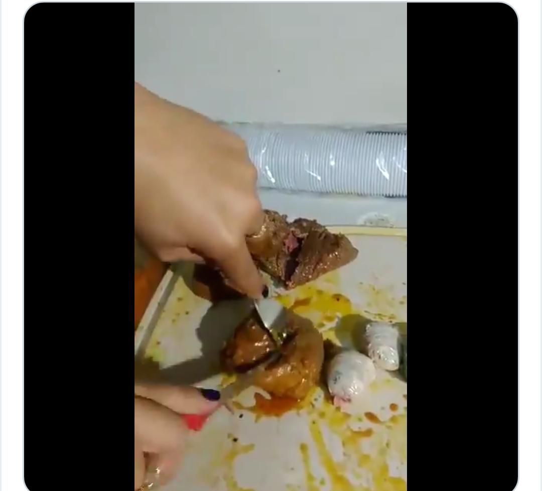 rendang daging isi narkoba
