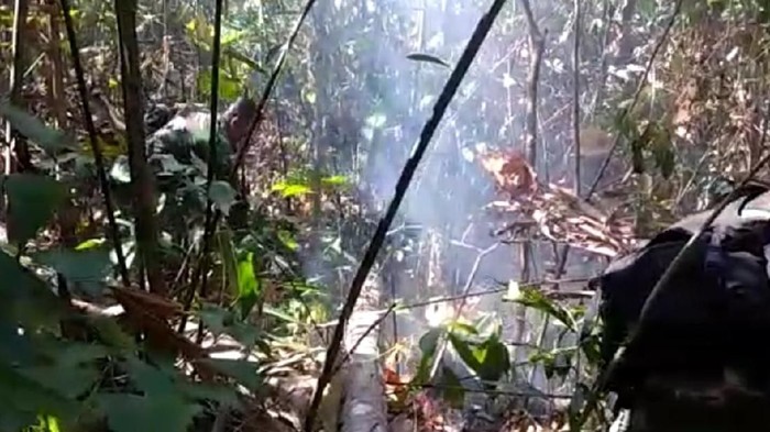 Hutan Lindung Gunung Klabat Terbakar