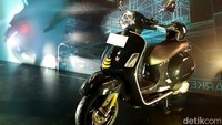 Presiden Direktur Presiden Direktur PT Piaggio Indonesia Marco Noto De Leiga mengatakan skuter ini merupakan varian paling wahid dan tercanggih yang pernah ada dengan harga yang senilai mobil LCGC. Foto: Ridwan/detikOto