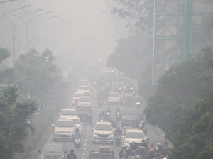 Data AirVisual Pagi Ini: Udara Jambi-Palangkaraya Berbahaya