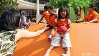 Karena selain menampilkan beragam produk organik, pameran ini juga menyediakan berbagai wahana bermain asyik untuk anak-anak.