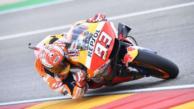 Marc Marquez selangkah lagi jadi juara dunia MotoGP 2019.