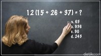 Dalam 30 detik, bisakah menemukan jawaban yang tepat tanpa bantuan kalkulator? Foto: Uyung/detikHealth
