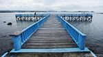 Bersantai di Jembatan Biru Kota Batu Simeulue