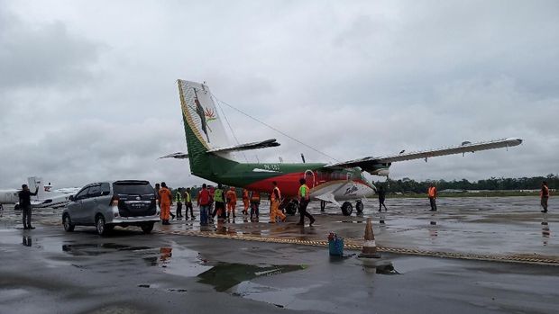 Pesawat Twin Otter DHC6-400 (tipenya sama dengan yang hilang).