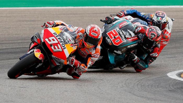 JUDI ONLINE Marc Marquez juara MotoGP Aragon tanpa tertandingi (Albert Gea/REUTERS)