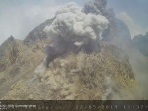Awan Panas Letusan Gunung Merapi, Hujan Abu Tipis Guyur Sleman