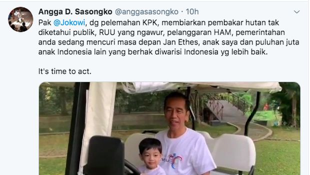 Video Jokowi Main dengan Jan Ethes Diprotes Netizen, Ada Apa?