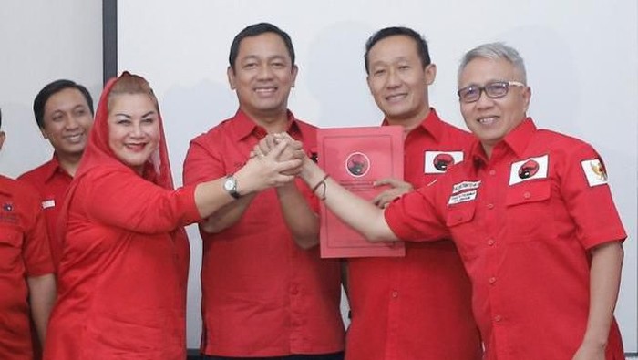Hendrar Prihadi dan Hevearita Gunaryanti Rahayu ikut penjaringan untuk maju Pilwalkot Semarang, Minggu (22/9/2019).