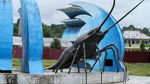 Tugu Lobster Sinabang Tak Terawat