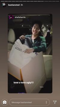 Bastian Steel Ultah, Shafa Harris Beri Tas Puluhan Juta