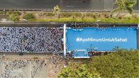Le Minerale Bersama PDUI Gelar Le Minerale Water Run 2019