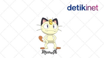Meowth masuk tim Rocket Trio dengan Jessie dan James. Dia adalah pokemon yang unik karena punya kemampuan untuk berbicara. Foto: detikInet