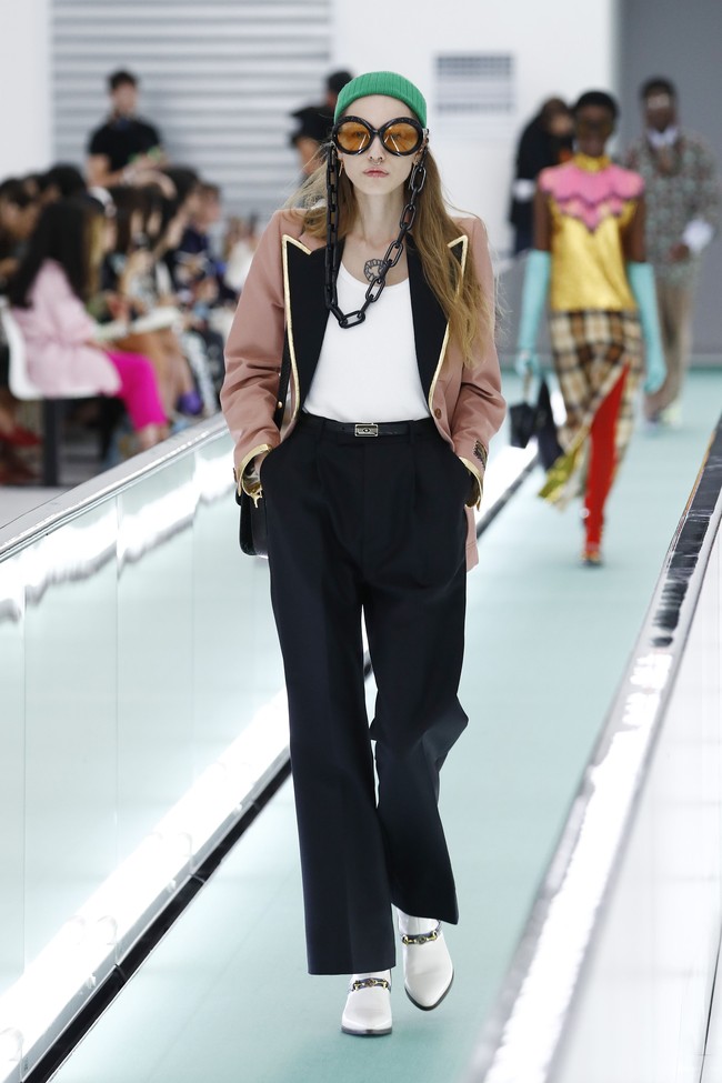 Fashion show koleksi ready to wear Gucci untuk spring 2020 di Milan Fashion Week 2019, Italia, Minggu (22/9/2019). Photo by Vittorio Zunino Celotto/Getty Images
