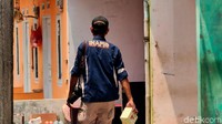 Tim Inafis melakukan olah tempat kejadian perkara di rumah yang digerebek Densus 88.