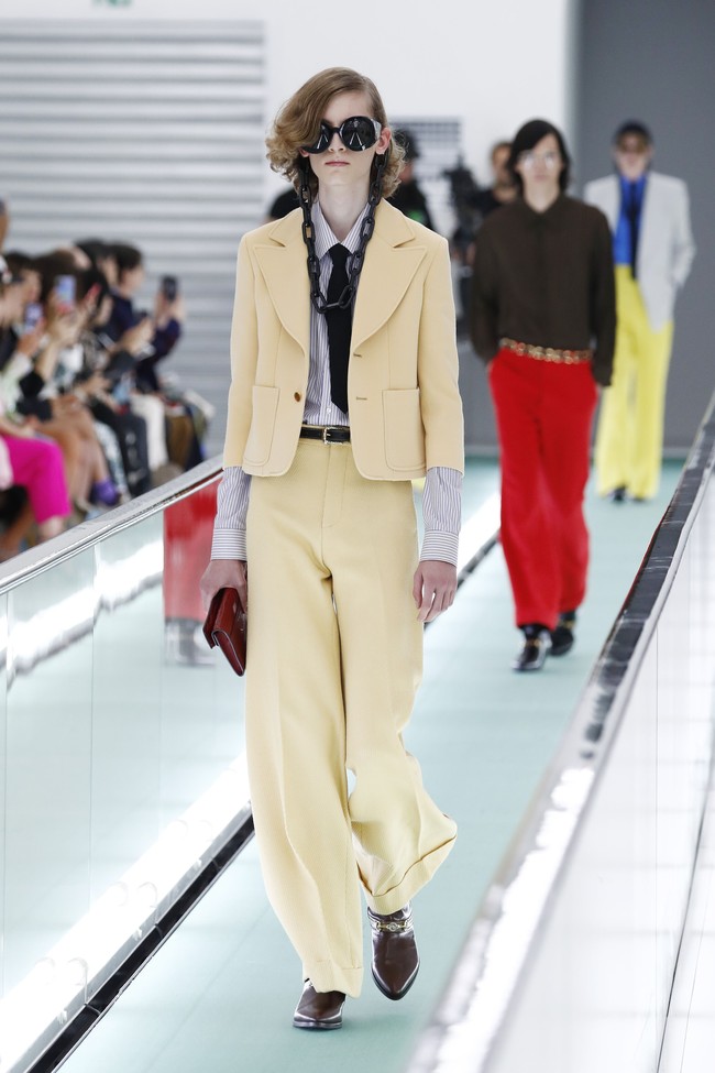 Fashion show koleksi ready to wear Gucci untuk spring 2020 di Milan Fashion Week 2019, Italia, Minggu (22/9/2019). Photo by Vittorio Zunino Celotto/Getty Images