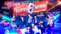 Poster untuk acara SUPER JUNIOR WORLD TOUR - SUPER SHOW 8 : INFINITE TIME Foto: Dok. Instagram
