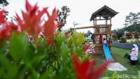 Sore hari memang jadi waktu yang ditunggu anak-anak untuk bermain. Fasilitas bermain yang ada di kawasan Alun-alun Simeulue ini pun diserbu oleh anak-anak untuk bermain bersama teman.