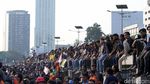 Potret Massa Aksi Demo di Depan Gedung DPR
