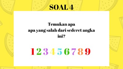 Tes Fokus Mata dan Otak, Teka-teki Ini Latih Kecepatan Berpikir Kamu