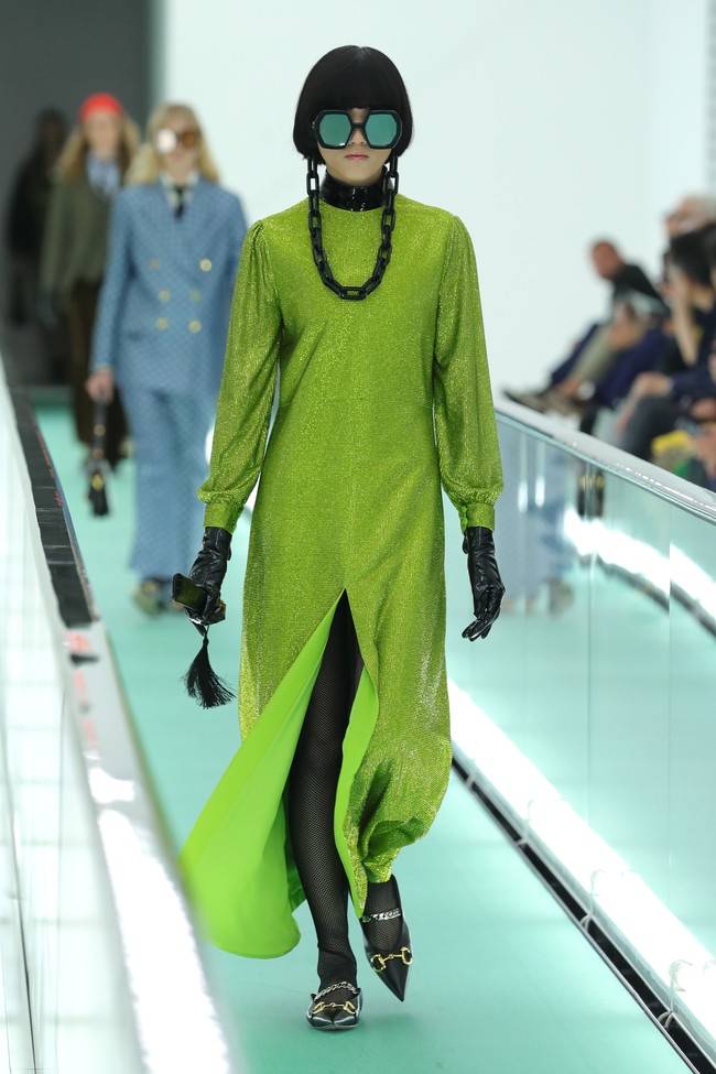 Fashion show koleksi ready to wear Gucci untuk spring 2020 di Milan Fashion Week 2019, Italia, Minggu (22/9/2019). Photo by Vittorio Zunino Celotto/Getty Images