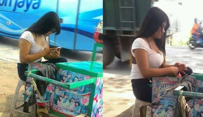 Cantik dan Seksi! Penjual Bakso dan Sayur Ini Bikin Pembeli Betah Cantik dan Seksi! Penjual Bakso dan Sayur Ini Bikin Pembeli Betah
