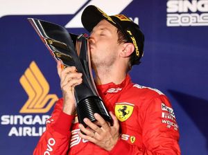 Vettel Akhirnya Menang Juga!