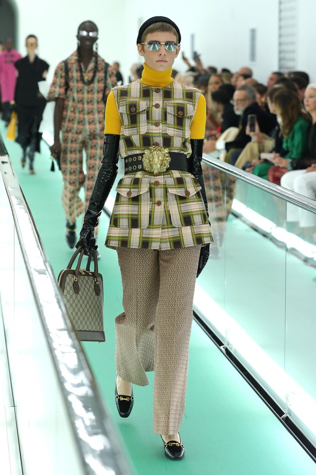 Fashion show koleksi ready to wear Gucci untuk spring 2020 di Milan Fashion Week 2019, Italia, Minggu (22/9/2019). Photo by Vittorio Zunino Celotto/Getty Images
