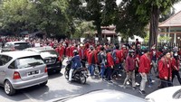 Ada sejumlah lokasi yang menjadi titik kumpul para mahasiswa, di antaranya gerbang utama kampus Universitas Sanata Dharma, Bundaran UGM, dan titik-titik kumpul di masing-masing kampus.