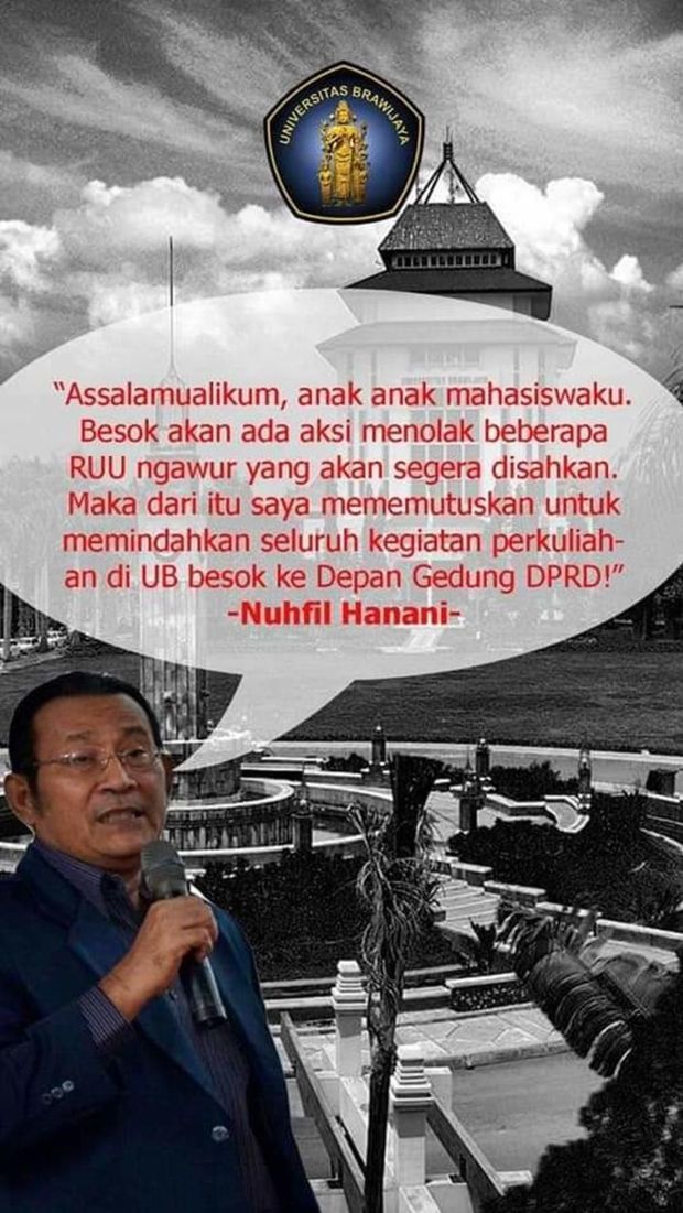 Meme soal seruan demo yang beredar/
