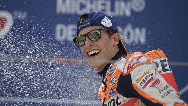 Marc Marquez kian dekat dengan gelar juara dunia MotoGP 2019 (Mirco Lazzari gp/Getty Images)