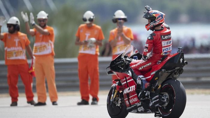 Andrea Dovizioso runner-up di MotoGP Aragon. (Foto: Mirco Lazzari gp/Getty Images)