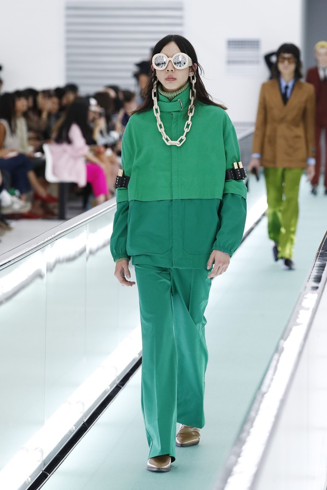 Fashion show koleksi ready to wear Gucci untuk spring 2020 di Milan Fashion Week 2019, Italia, Minggu (22/9/2019). Photo by John Phillips/Getty Images