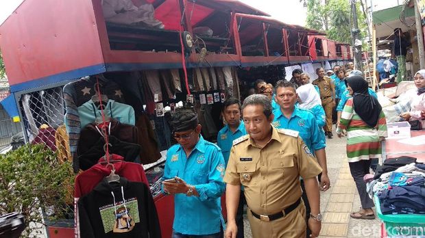 Jelang Hari Jadi Kota Bandung, Penataan PKL Cicadas Baru 40 Persen