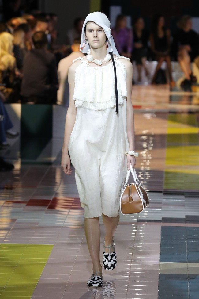 Fashion show koleksi spring 2020 Prada di Milan Fashion Week, Italia, Rabu (18/9/2019). Photo by Andreas Rentz/Getty Images