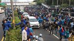 Mahasiswa Blokir Tol Dalam Kota