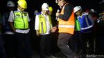 Dini Hari, Menteri PUPR Cek Uji Beban Tol Japek Layang