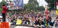 Mahasiswa Banten Turun ke Jalan: RUU-RUU yang Dibahas Penuh Kebohongan!