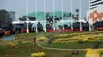 Water Cannon dan Barracuda Amankan Demo di DPR
