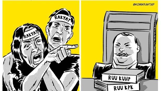 Gambar-gambar Komik Faktap yang Nyeleneh dan Penuh 'Simbol' Tersembunyi